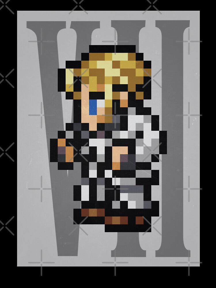 Final Fantasy VII - Rufus Sprite by SpriteZone