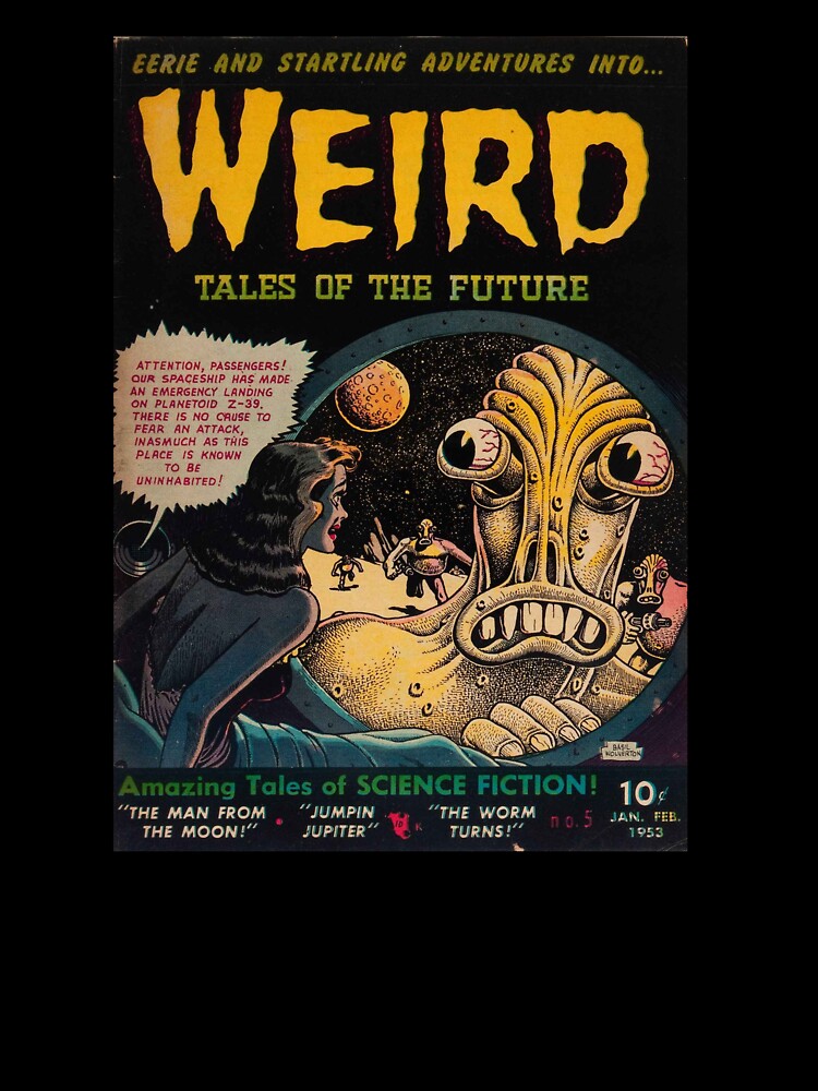 Vintage comic book illustration - weird tales of the future by ZvekiVintage