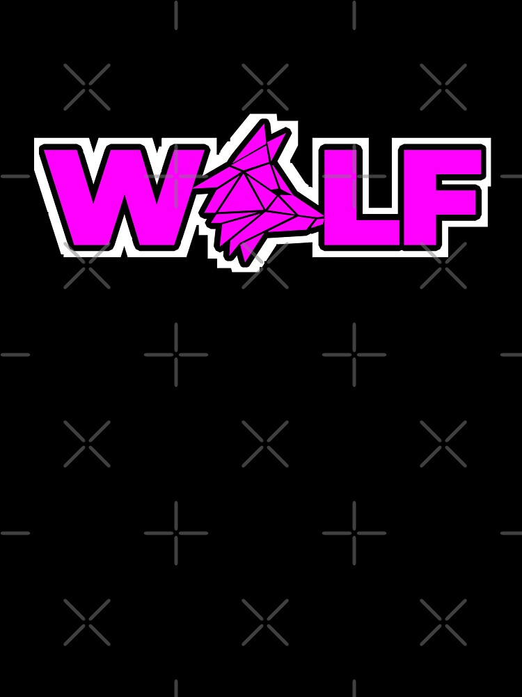 PINK WOLF LETTERS by the Zarock Shop