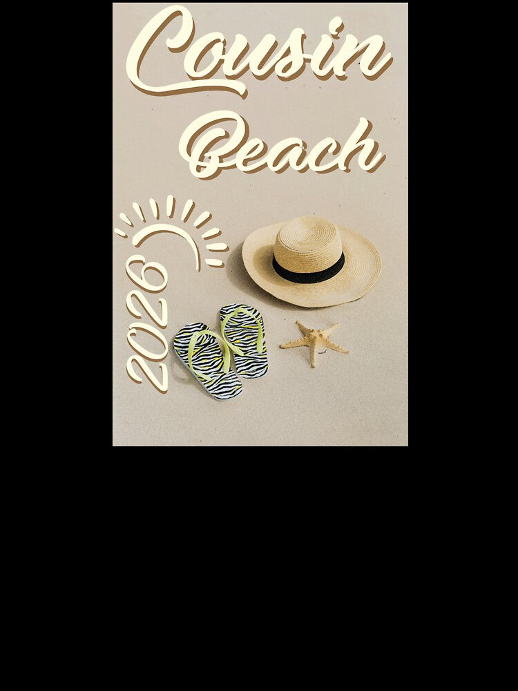 Cousin Beach 2026 T-Shirt | Cousins Summer Vacation Beach Trip Matching Design by PixelWaveBD