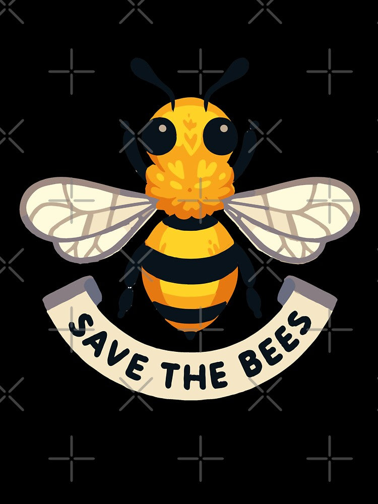 Kawaii Save the bees by TomFrontierArt