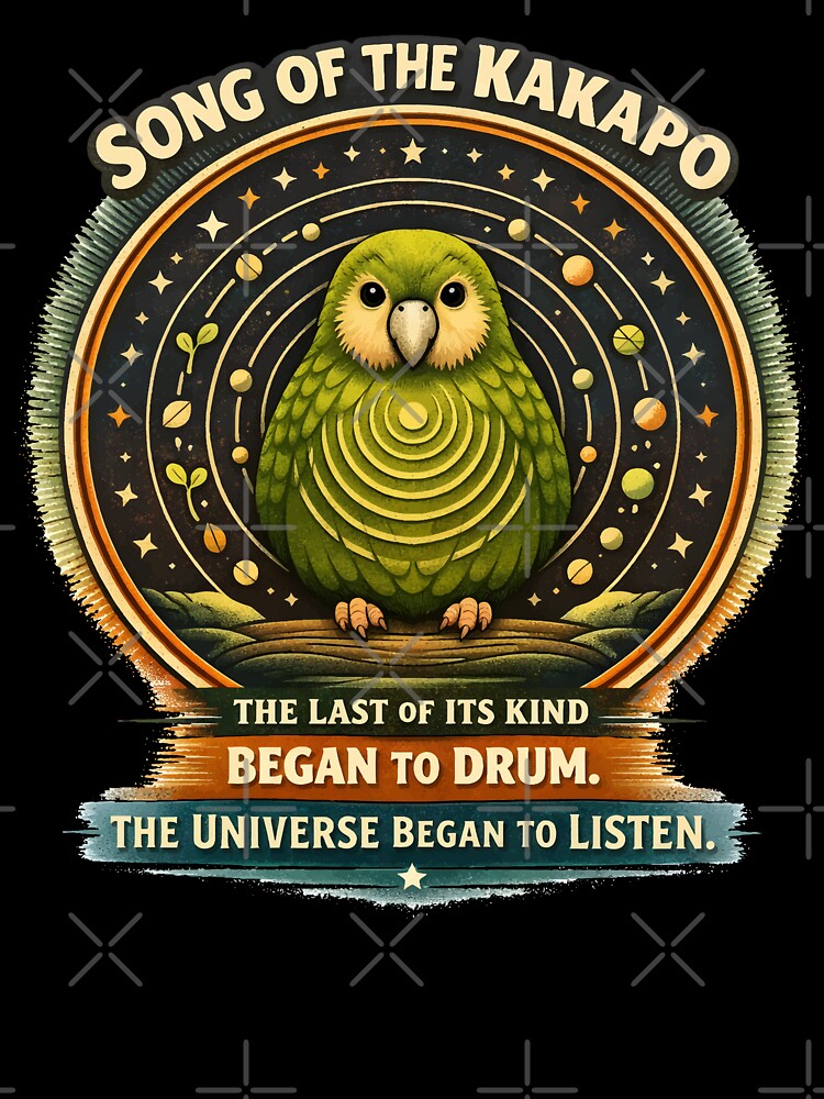Song of the Kakapo Cosmic Guardian of Nature by WildlifeInc