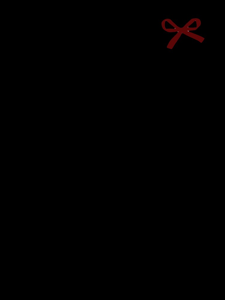 Red Bow by The Random Canvas
