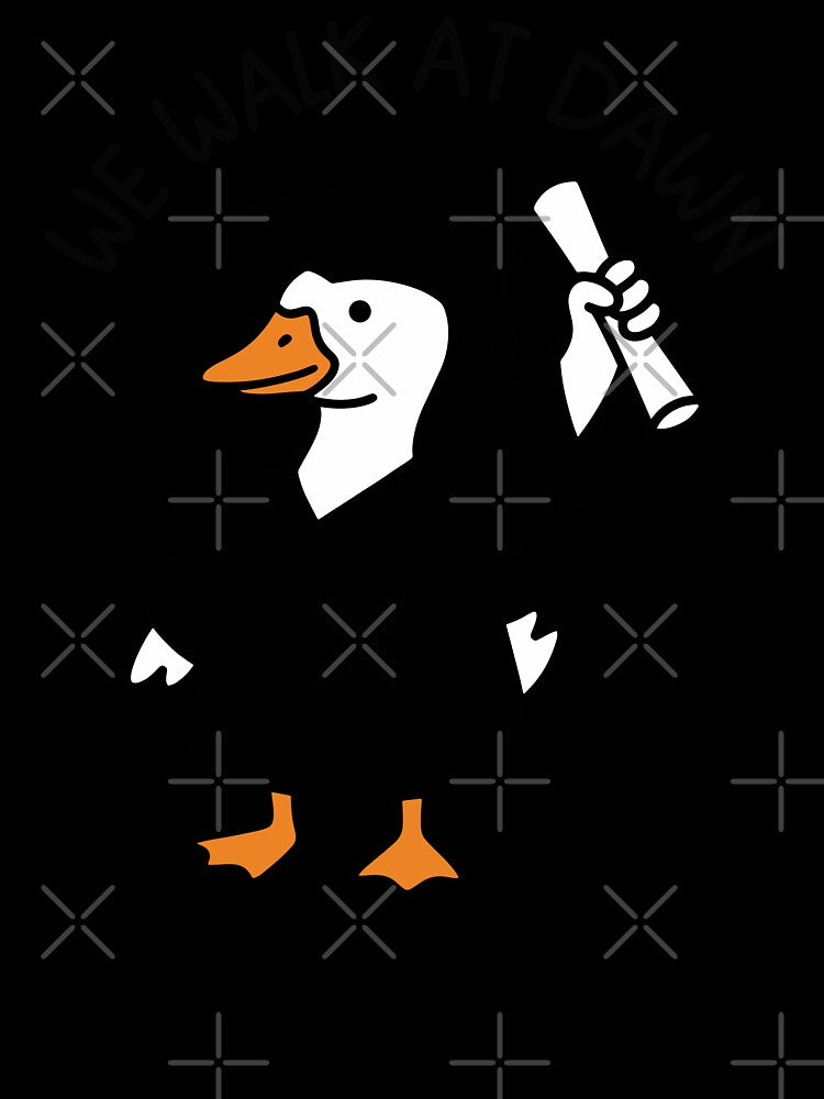 We Walk At Dawn Graduation - Funny Goose Grad 2026 Gift by gunaone-design