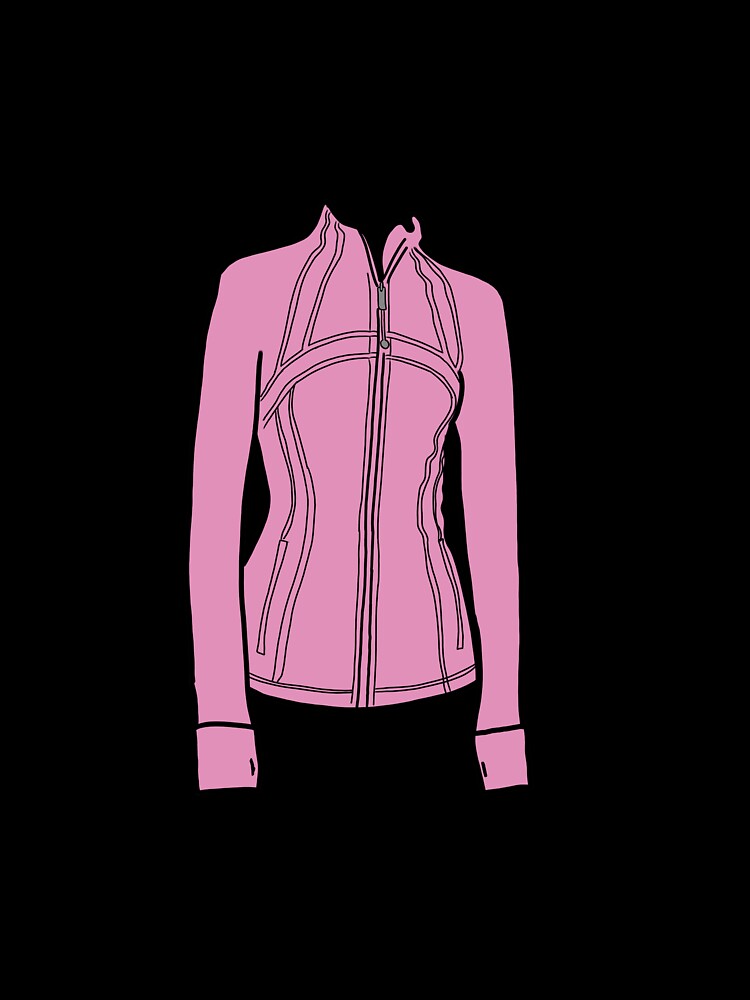 Girls women’s athletic high end athleisure jacket trendy aesthetic pink by Niklauss