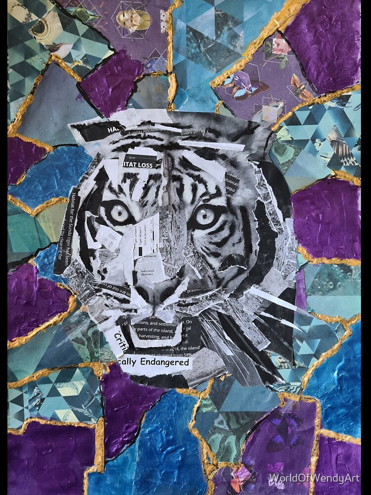 Sumatran Tiger endangered species by WorldOfWendyArt