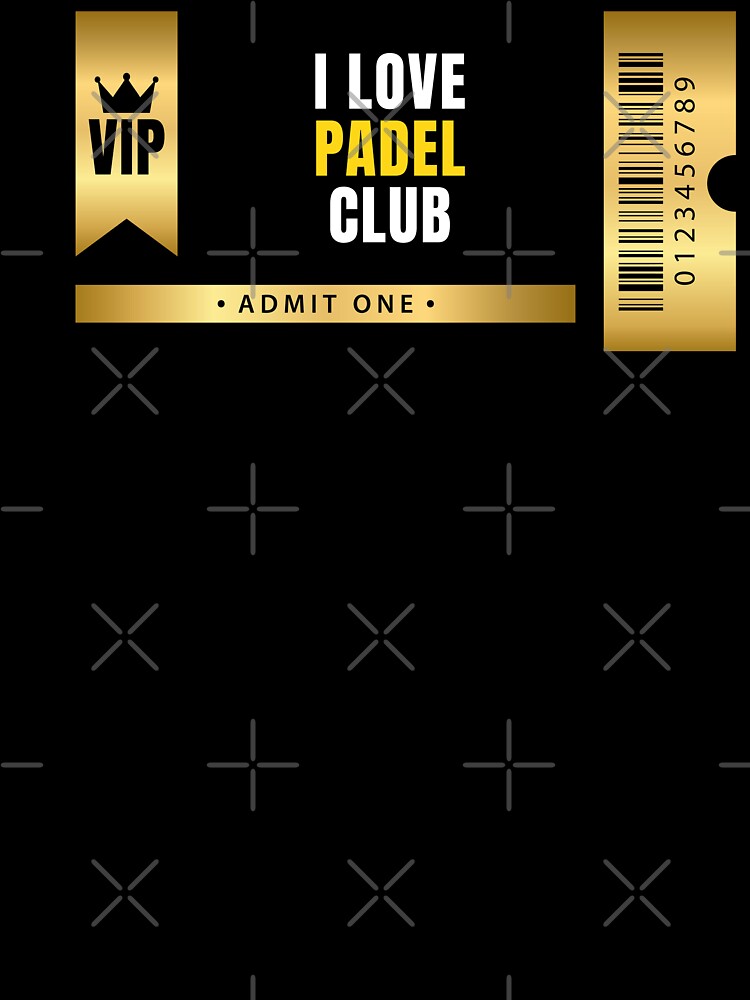 I Love Padel Club Ticket by MaryAller