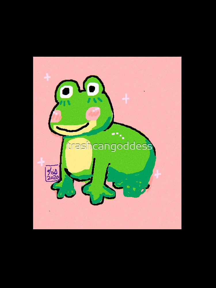 ms paint frog doodle by trashcangoddess