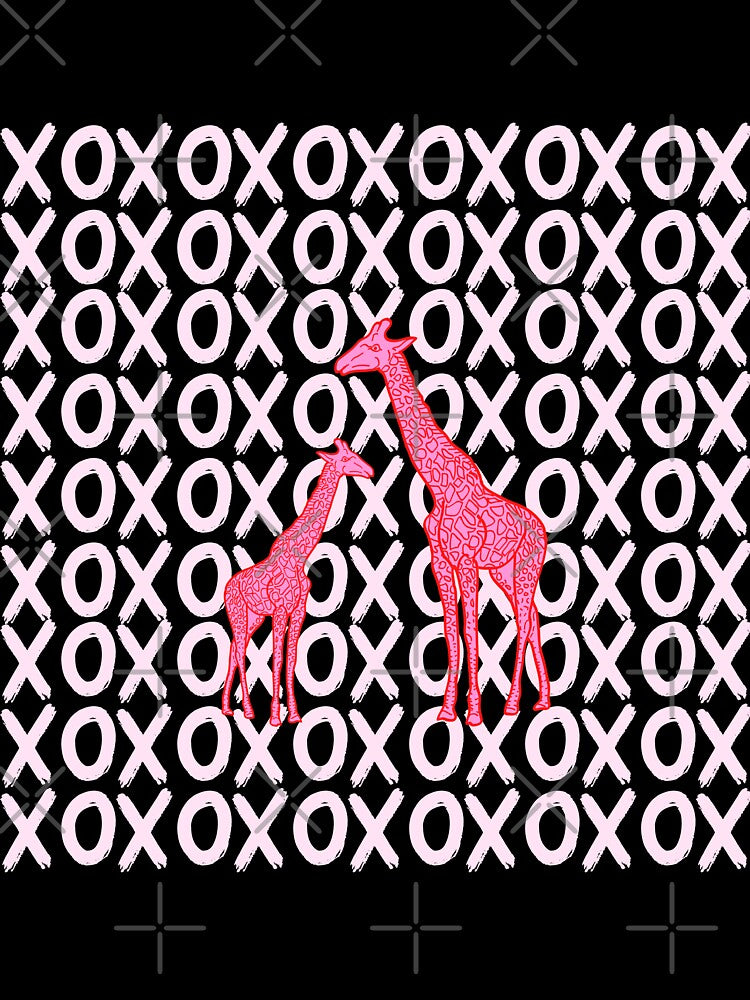 XOXO pink preppy giraffes by SUUSCK ★