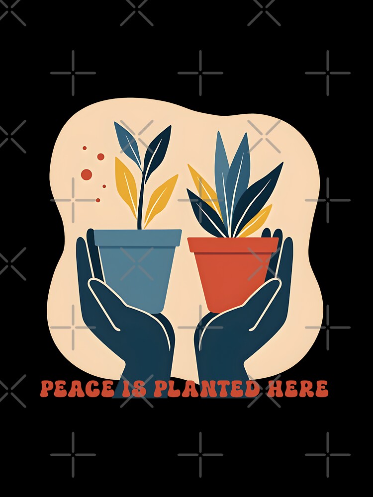 Peace is Planted Here by Rosaliartbook