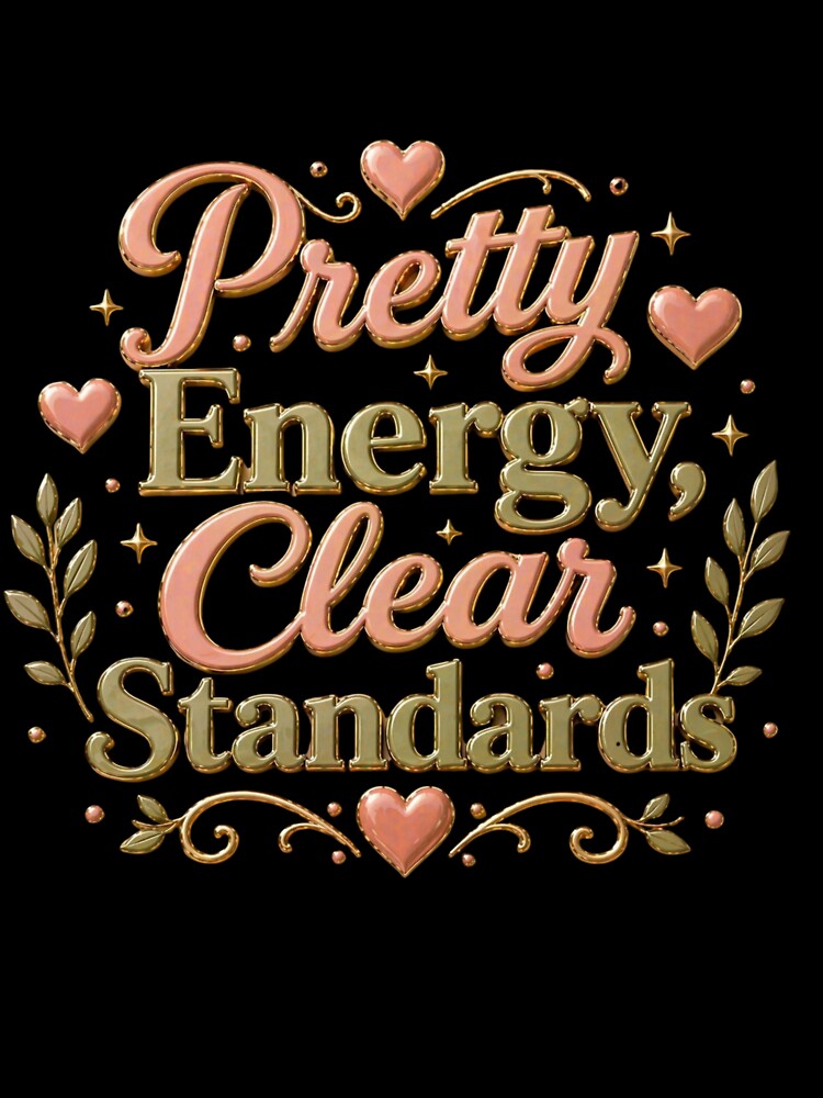 Pretty Energy Clean Standards Self Respect Quote by JagrDesigns