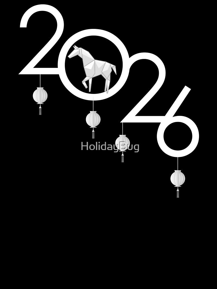 2026 Chinese New Year Origami Horse by HolidayBug