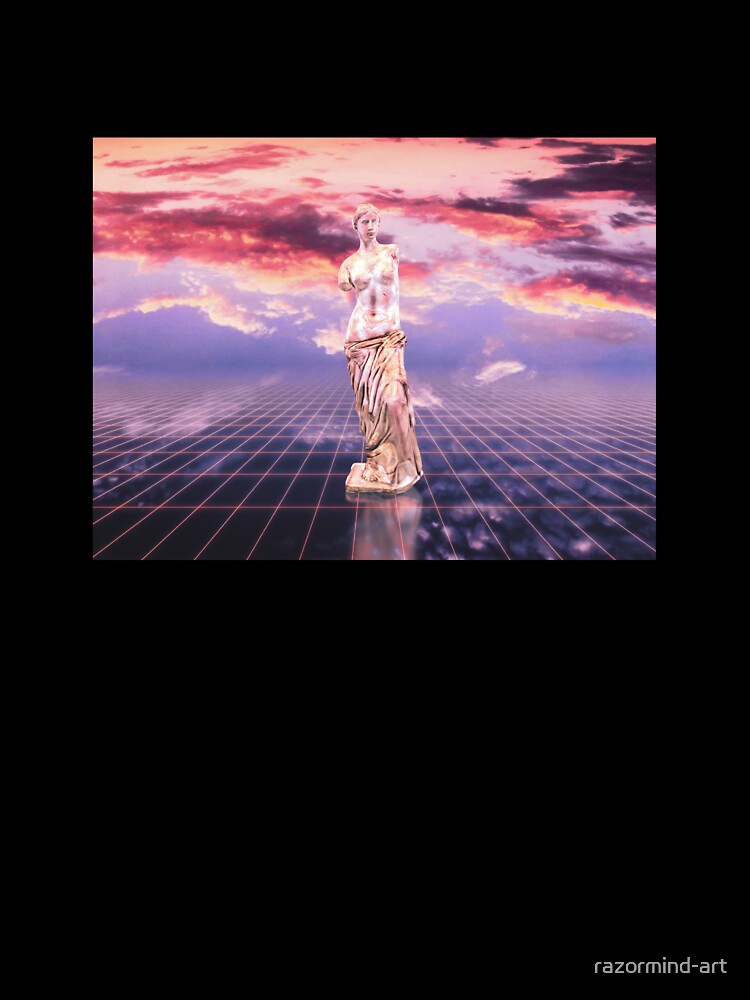Vaporwave statue 性交としての美学 by razormind-art