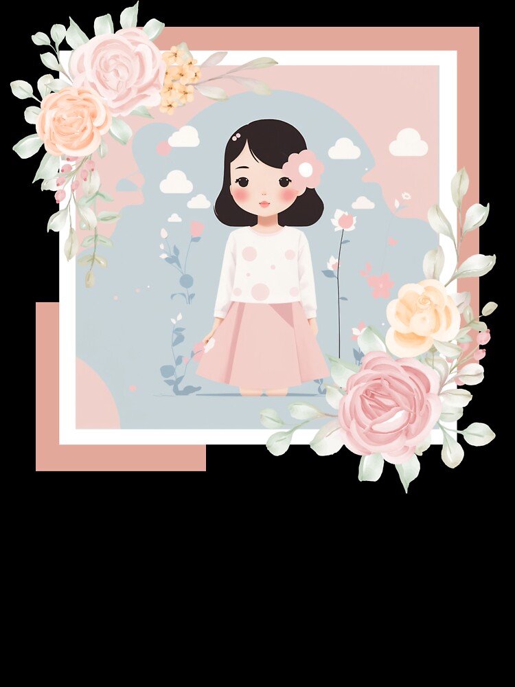 cute girl , pastel tones by Piano-pn