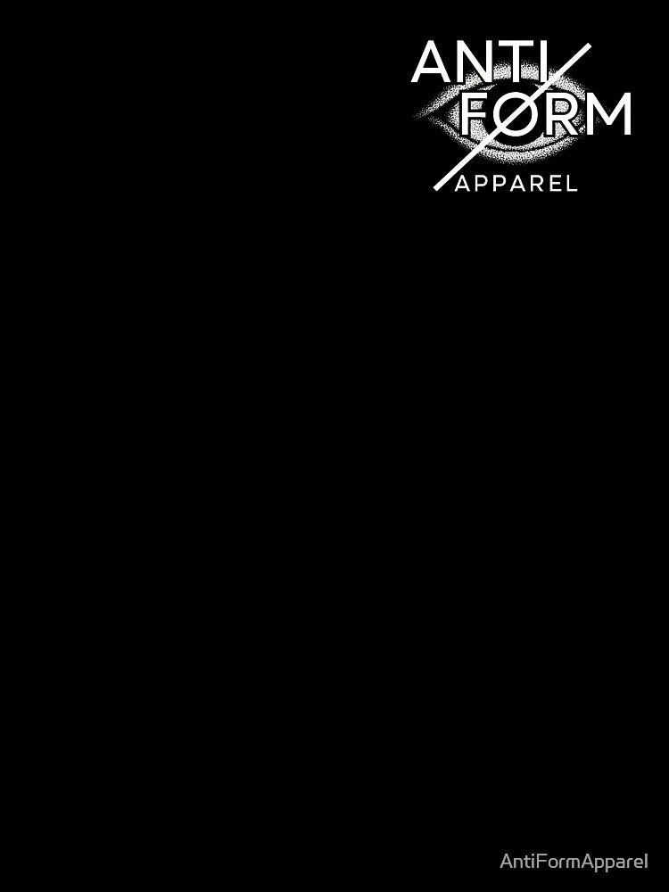 Anti Form Apparel Logo White by AntiFormApparel