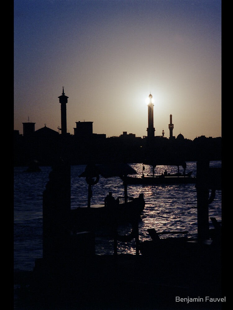Blue Sun & the Minaret by Benjamin Fauvel