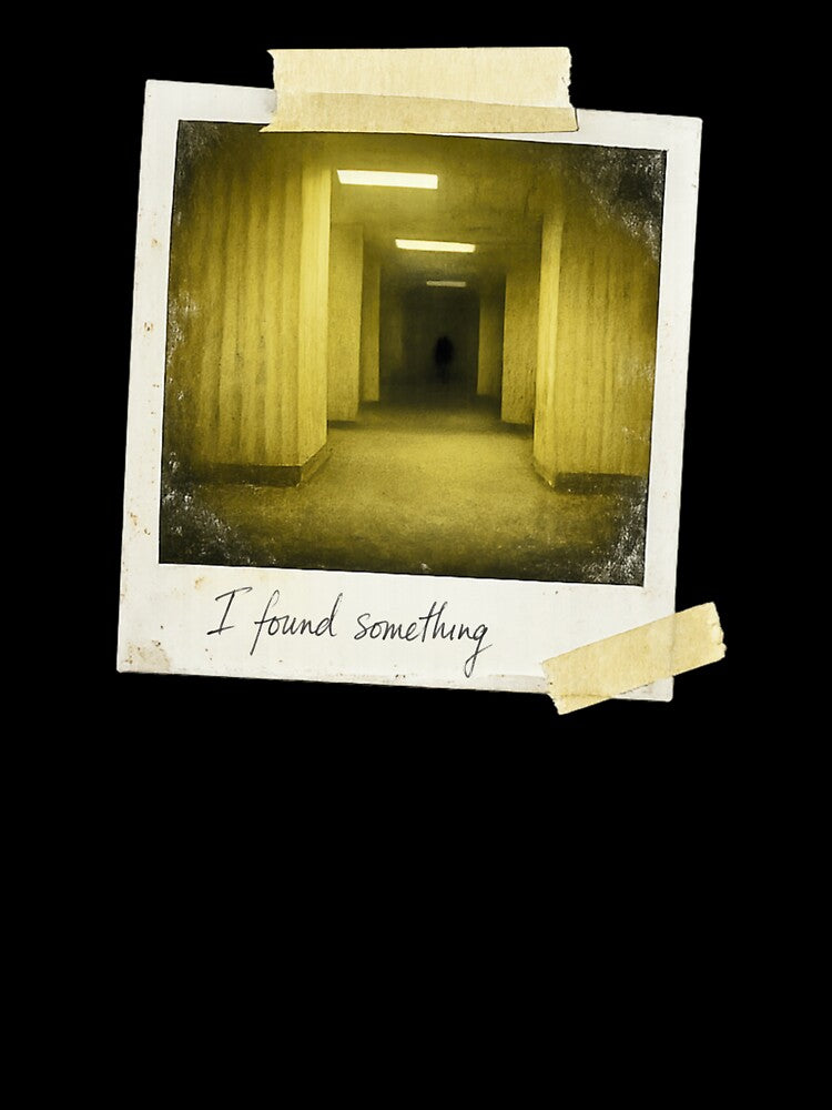 Backrooms Movie Horror Liminal Space I Found Something by Custom Designs by Zuphillious