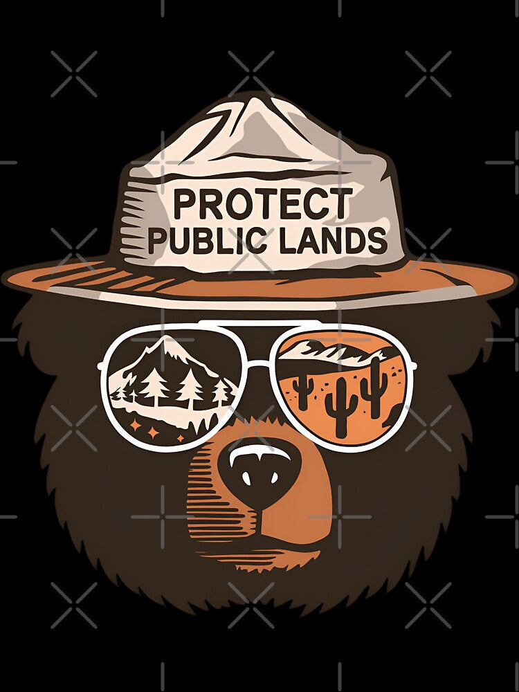 Protect our public lands - resist smokey the bear national parks awareness by SimsimahLaughs