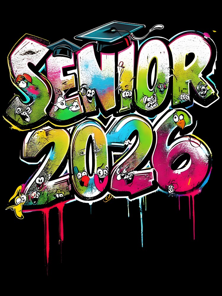 Graffiti Street Art Senior 2026 by Uglyandcute