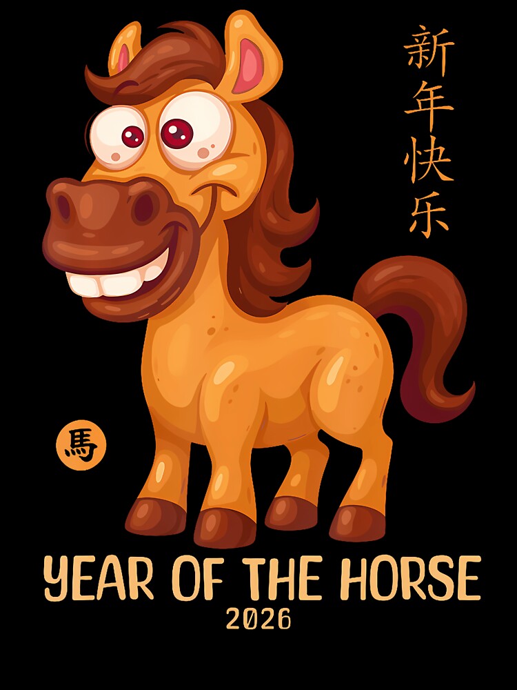 Lunar New Year Happy Chinese New Year Of The Horse 2026 by DeborahCarolyn