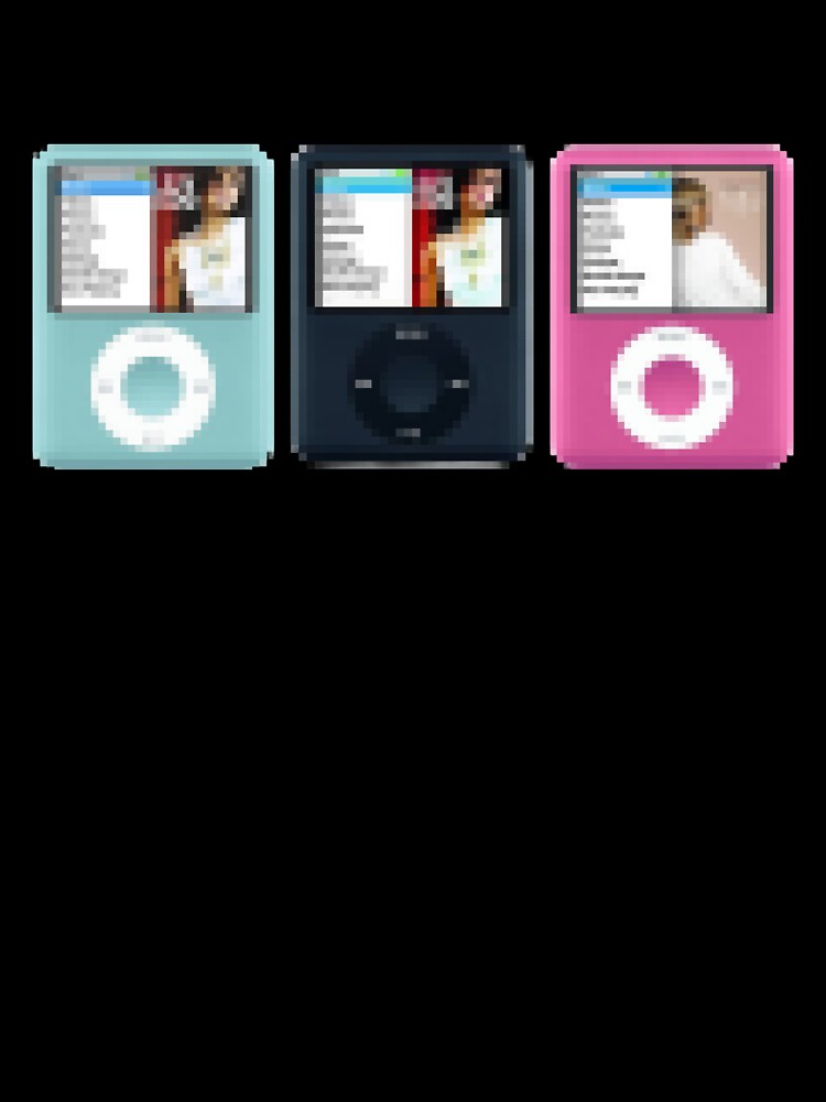 pixelated y2k mp3 players by cadetgallery