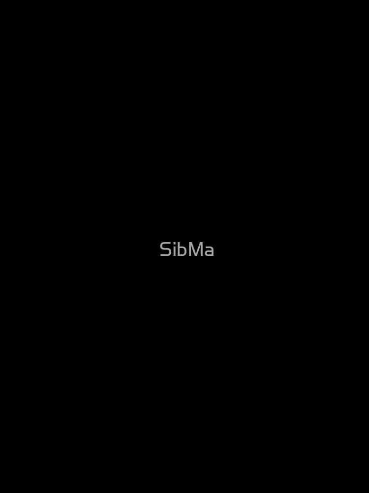 Whale one line in black by SibMa