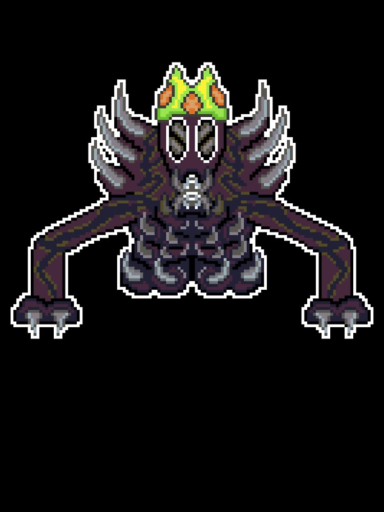 Pixel Demon King – Dark Monster Sprite Art by PixelLabStore
