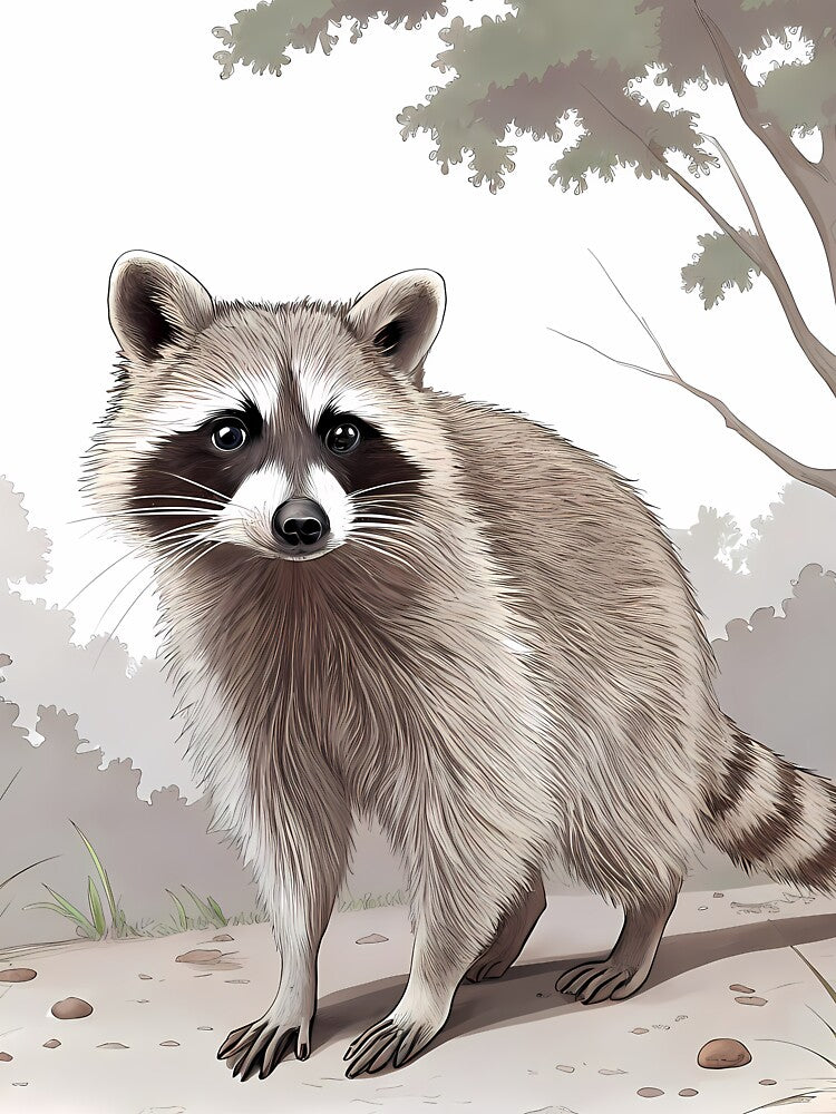 PEaceful Wildlife Illustrations Animal Art Nature Creature by ART ATTACK ZONE