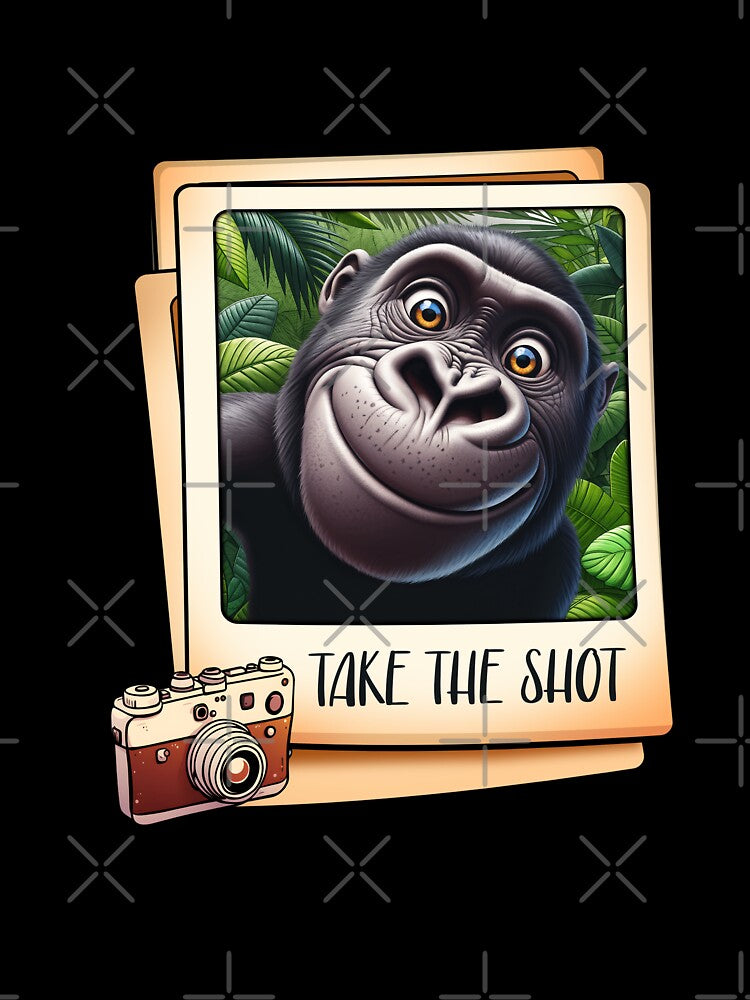 Take the shot - gorilla photograph by roundowl