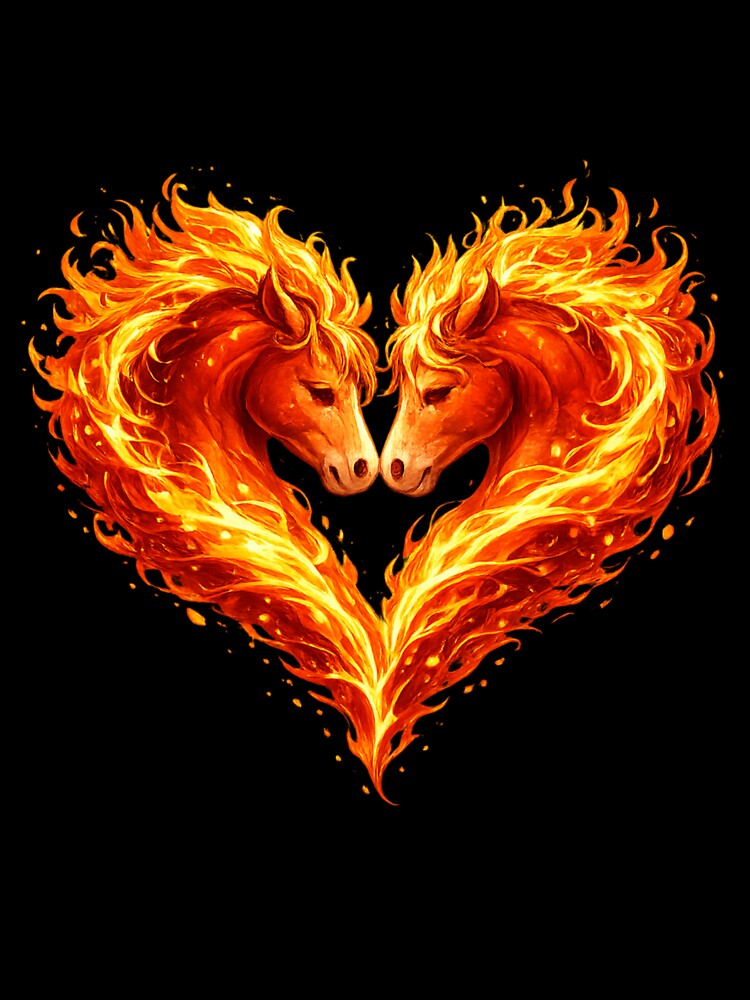 Fiery Horses Heart – Year of the Horse Zodiac Love by PunchDrop