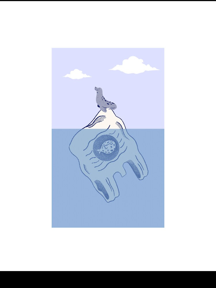 Melting Reality – Seal on a Plastic Iceberg by Levision