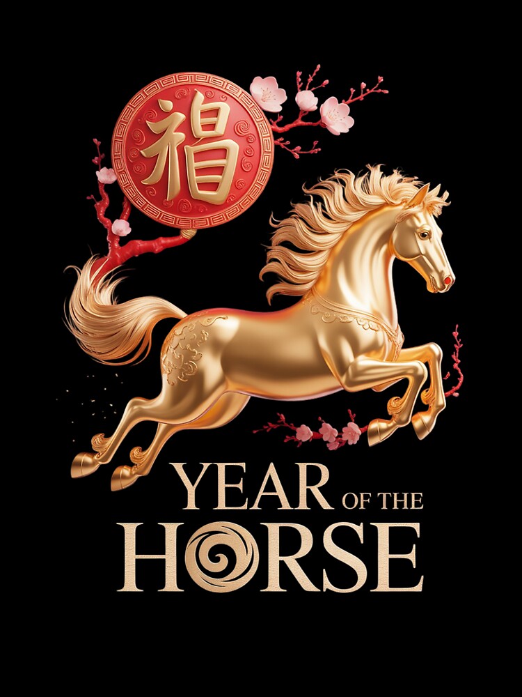 Lunar New Year Chinese New Year 2026 Year of The Horse 2026 1 by RsFilsingerArt