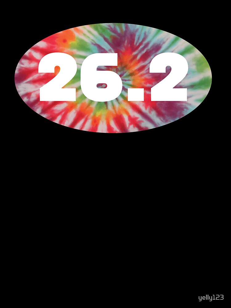 26.2 Miles Marathon Tie Dye by yelly123