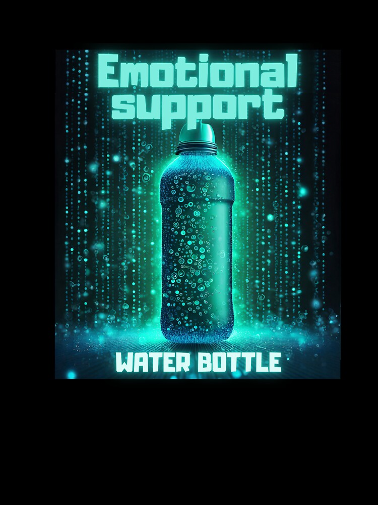 Emotional Support Water Bottle Hydro Power by ChudyART