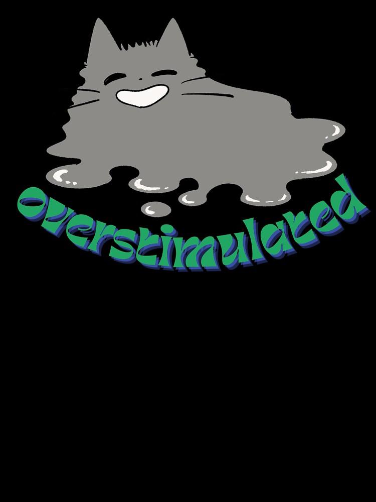 Overstimulated Puddle Cat by bandithaus