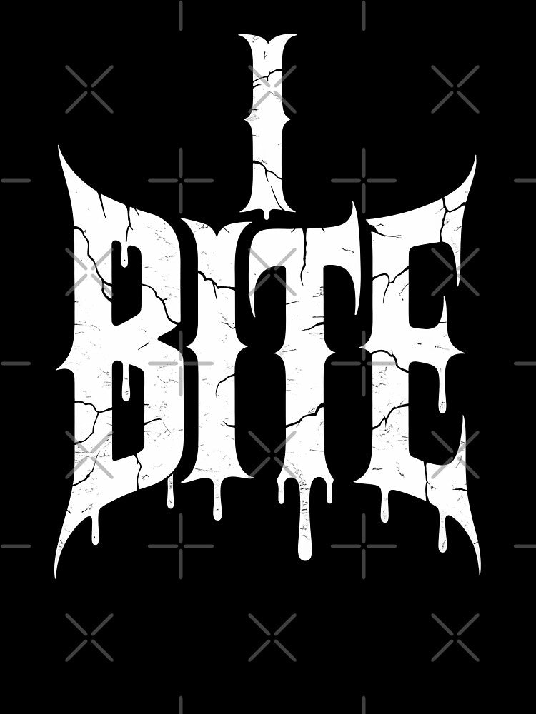 I Bite Funny Goth Gift for Gothic and Vampire Lovers by Say It With Ink