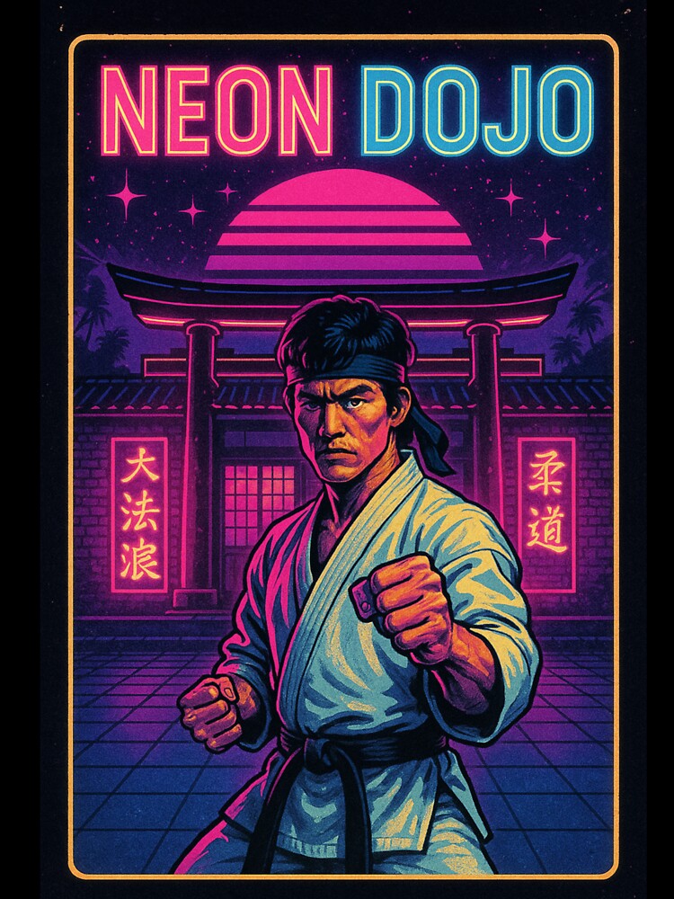 GRINDHOUSE - NEON DOJO by BroShirtStore