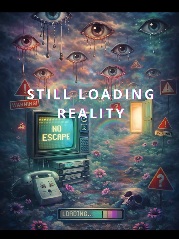 Still Loading Reality – Weirdcore Dreamcore Surreal Art by Pukisdaizi