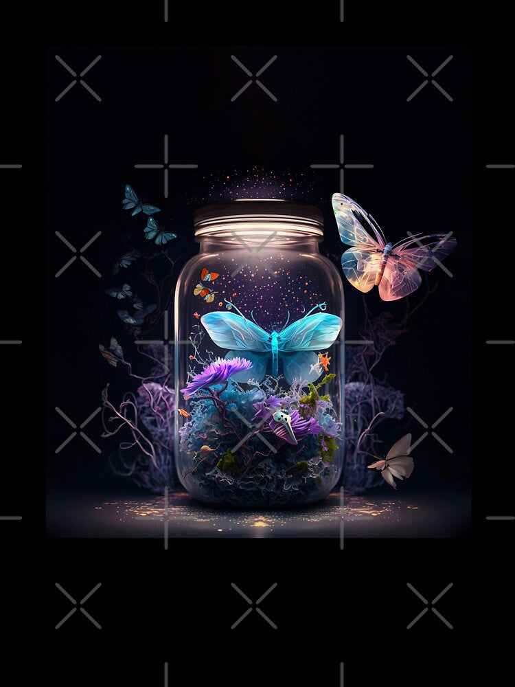 Jar of Butterflies by Graphoteka
