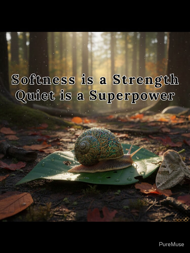 Softness is a Strength - Quiet is a Superpower by PureMuse