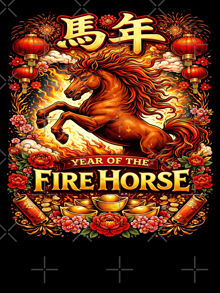 Chinese New Year Fire Horse by ravilution