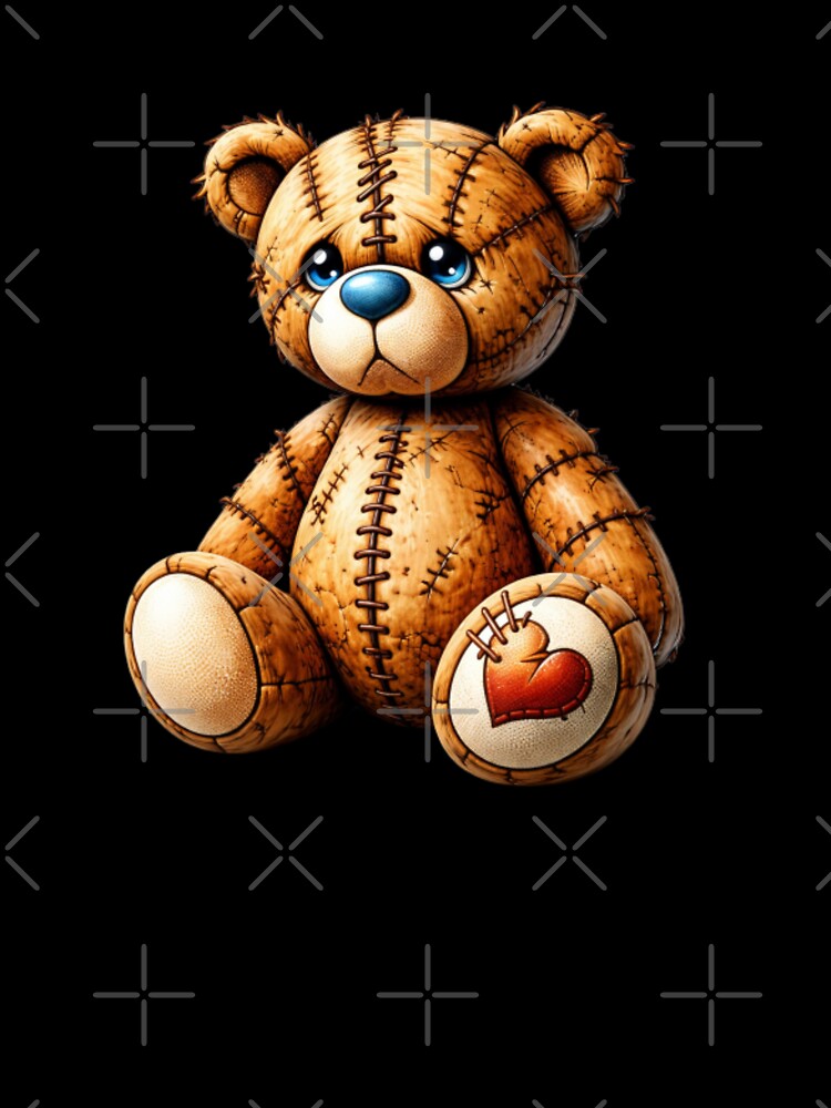 wacky teddy bear by Cylevieart