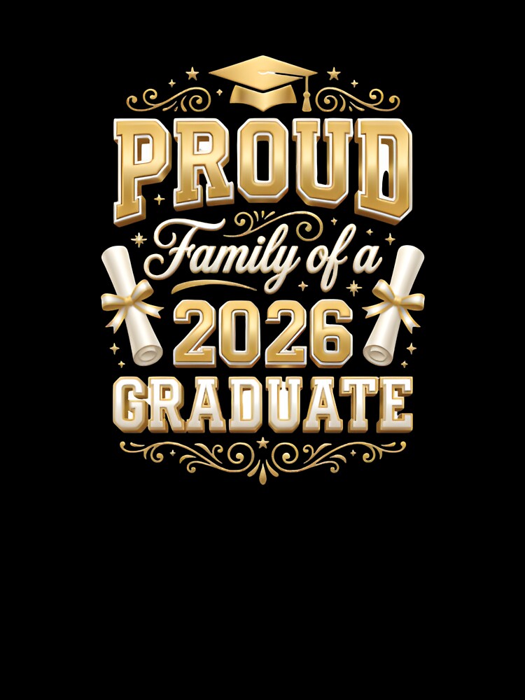 Proud Family Of A 2026 Graduate by PrintTechDz