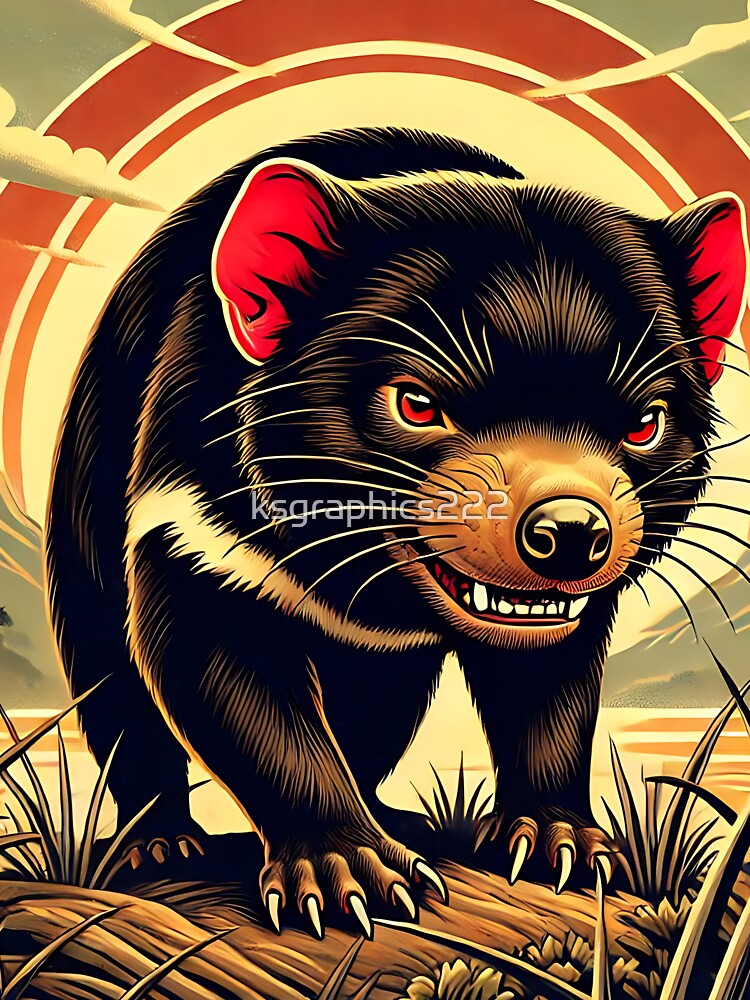 Tasmanian Devil | Tasmanian Devil Lovers by ksgraphics222