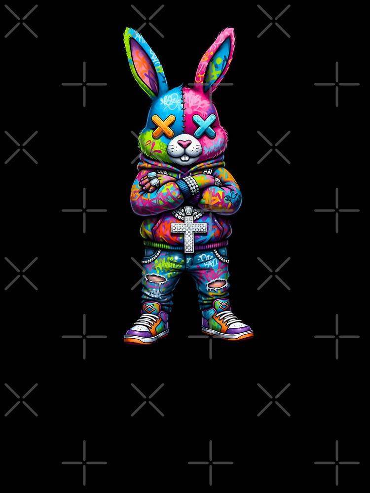 A STREET ART RABBIT by infinitearte