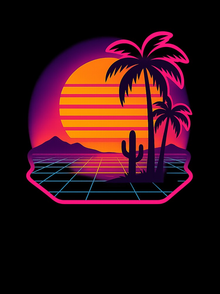 Retro Wave Oasis by mav7designs