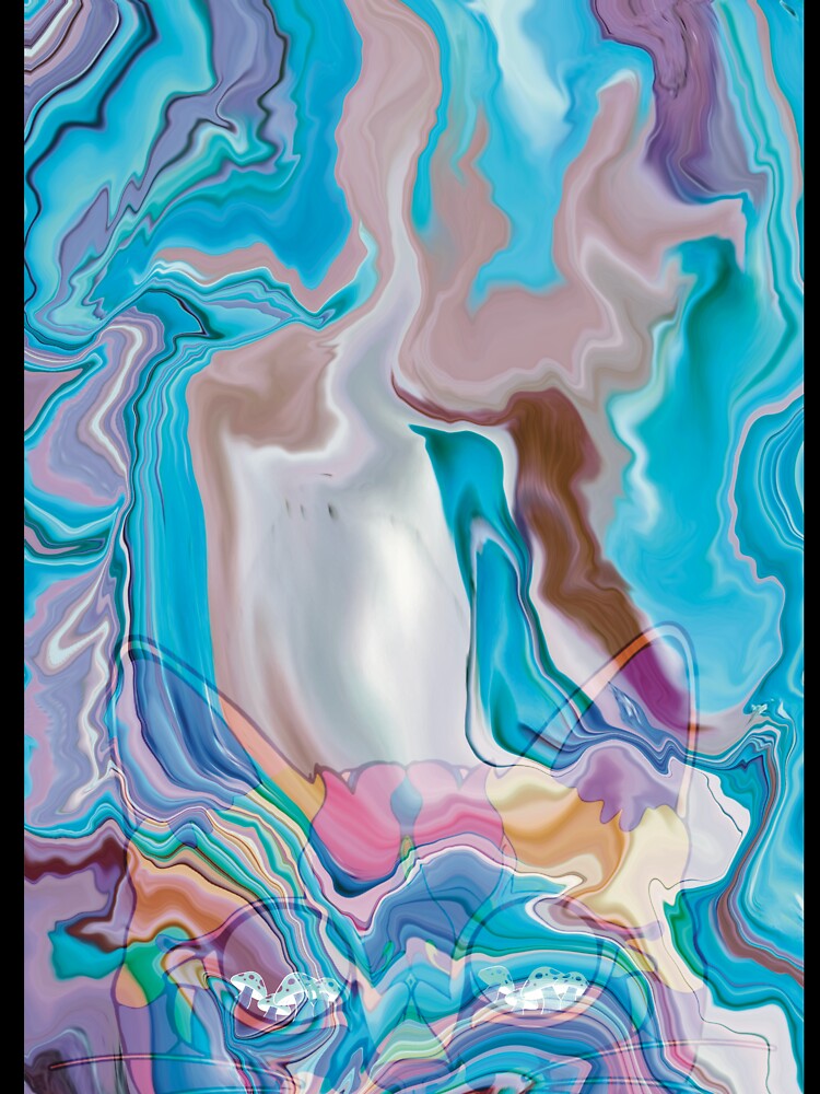 Psychedelic Trippy Cat – Surreal Color Flow by Odd Mood Studio