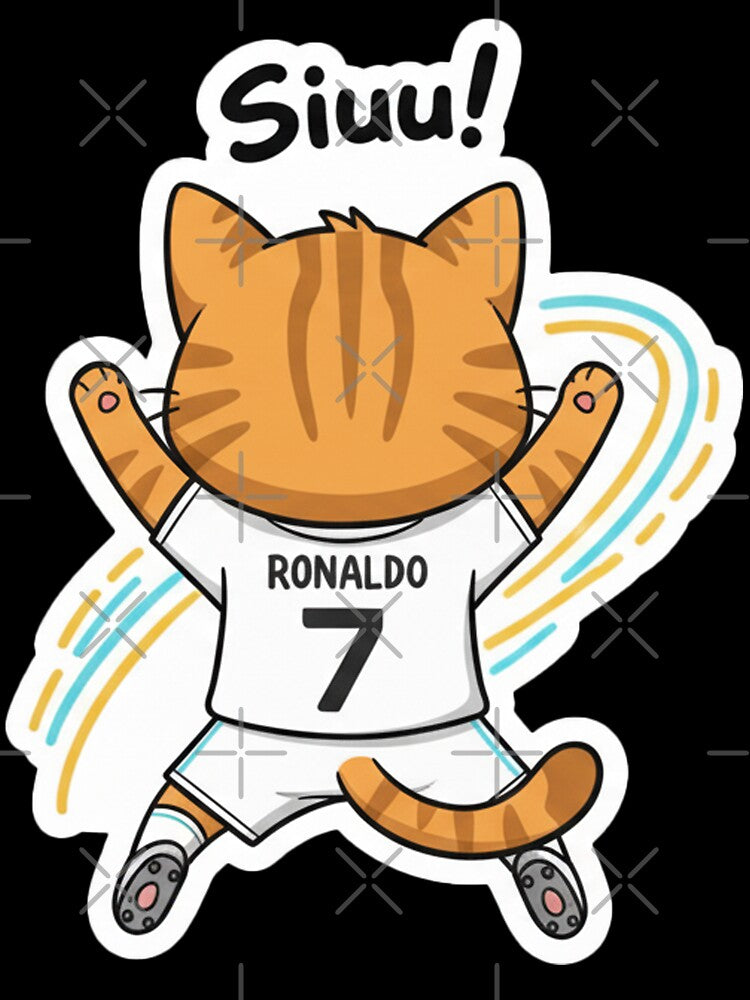 Kitten - Funny Siuuu Celebration Cat Meme | Ronaldo by ArsyArt