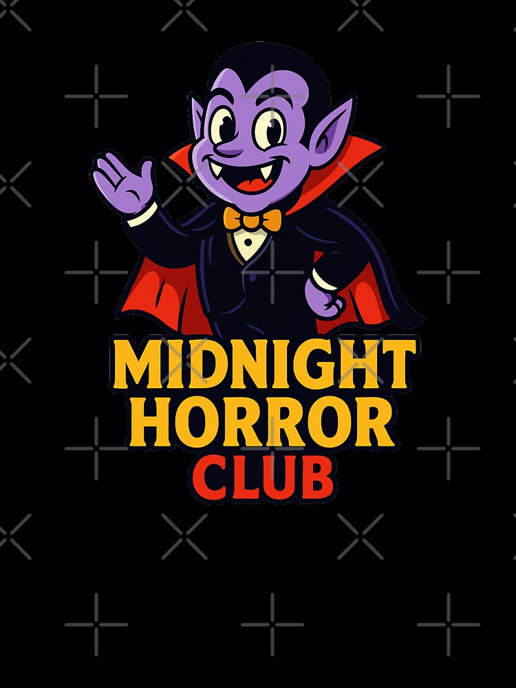 Midnight Horror Club Mascot – Cute Vampire Cartoon Design by LunarBones