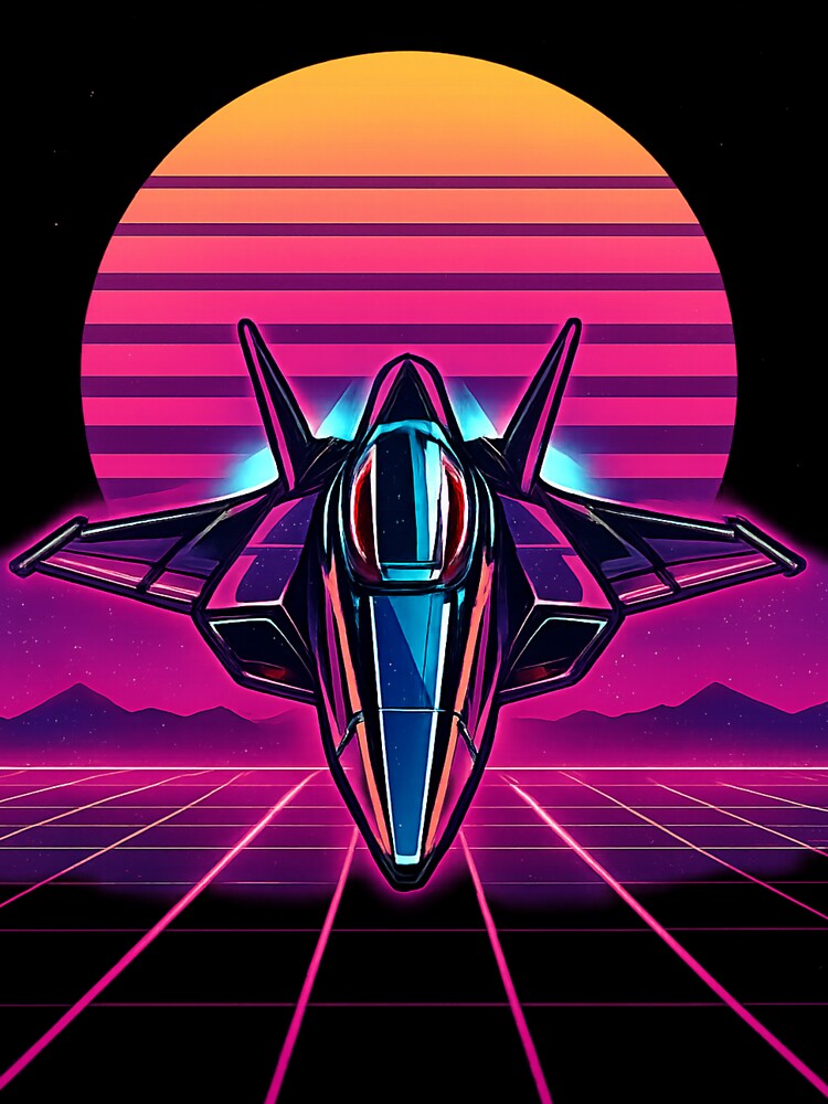 Neon Starship Odyssey by TendenciaImpressa